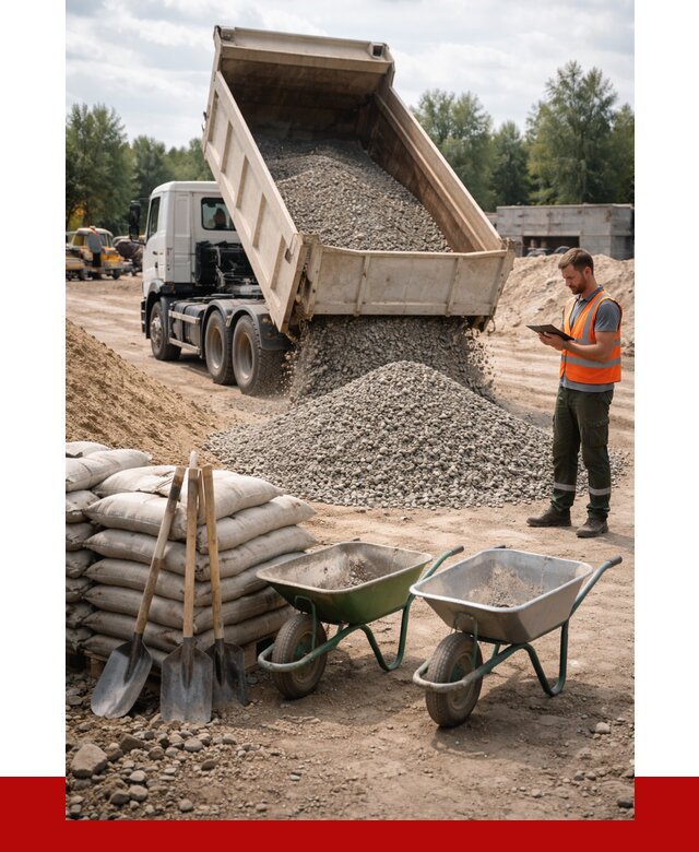 Доставка нерудных материалов в Вязниках от 1282 руб. | ПРОНЕРУДВзн