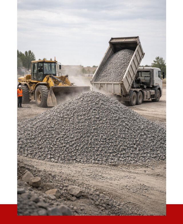 Купить щебень с доставкой в Вязниках от 2671 руб. | ПРОНЕРУДВзн