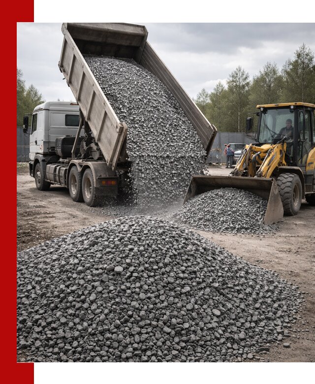 Доставка и продажа щебня гранитного в Вязниках