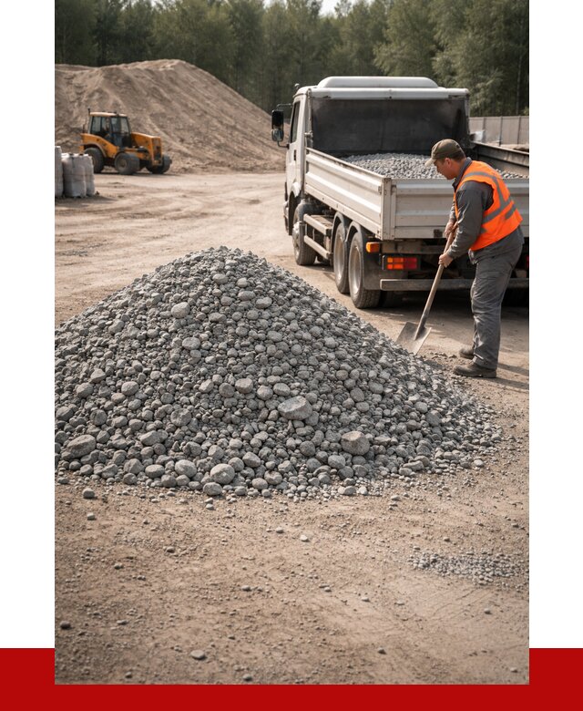 Гравийный щебень фракция 5-10 в Вязниках от 2350 р. | ПРОНЕРУДВзн