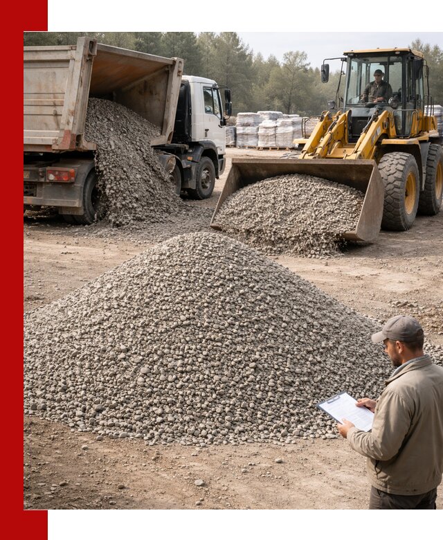Гравийный щебень фракция 5–10 с доставкой в Вязниках