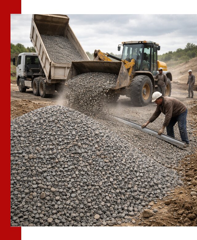 Гравийный щебень фракция 5-20 с доставкой в Вязниках