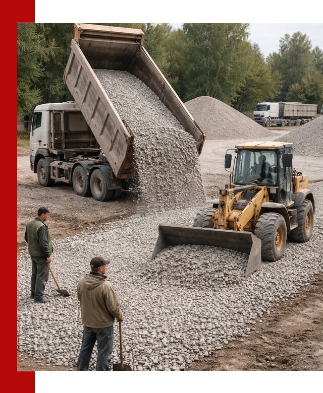 Купить гравийный щебень фракция 20-40 в Вязниках с доставкой