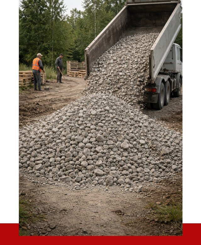 гравийный щебень фракция 70-120 в Вязниках от 2617 р. ПРОНЕРУДВзн