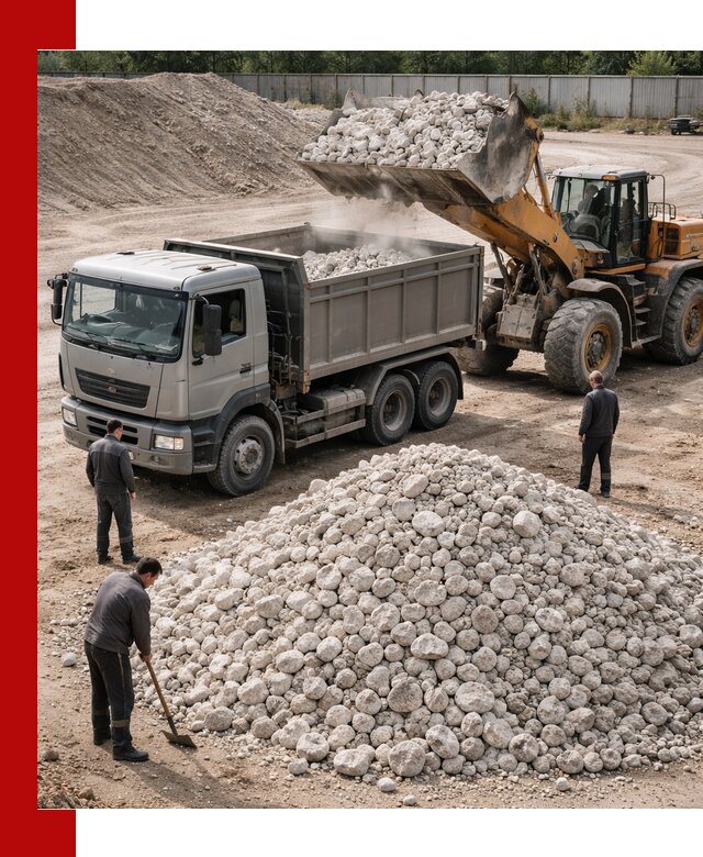 Известняковый щебень фракция 70–150 с доставкой в Вязниках