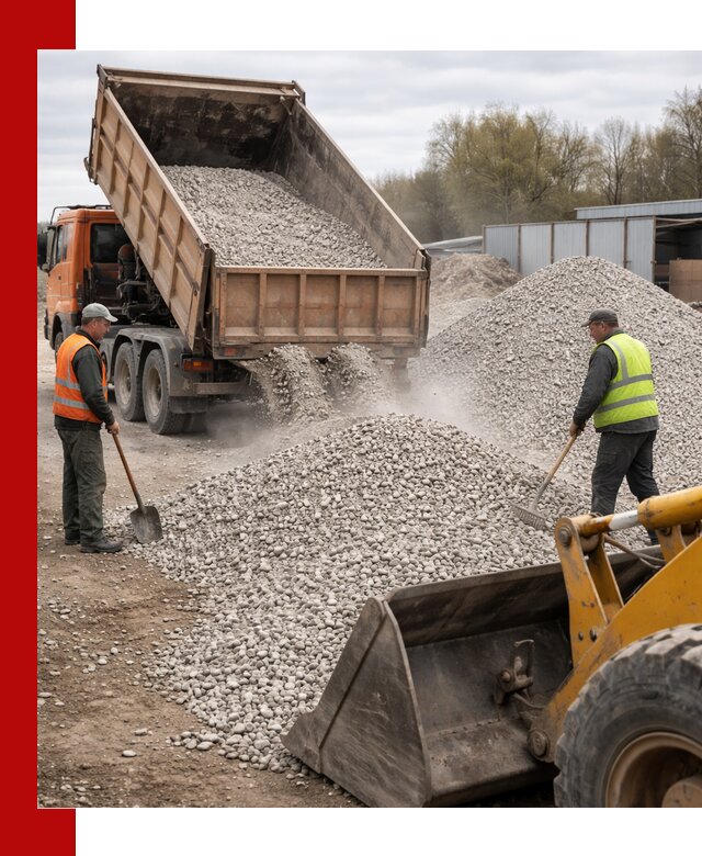 Доломитовый щебень фракции 5-20 с доставкой в Вязниках