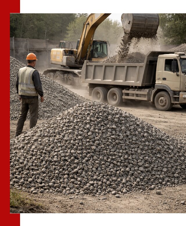 Шлаковый щебень фракция 5-20 с доставкой в Вязниках