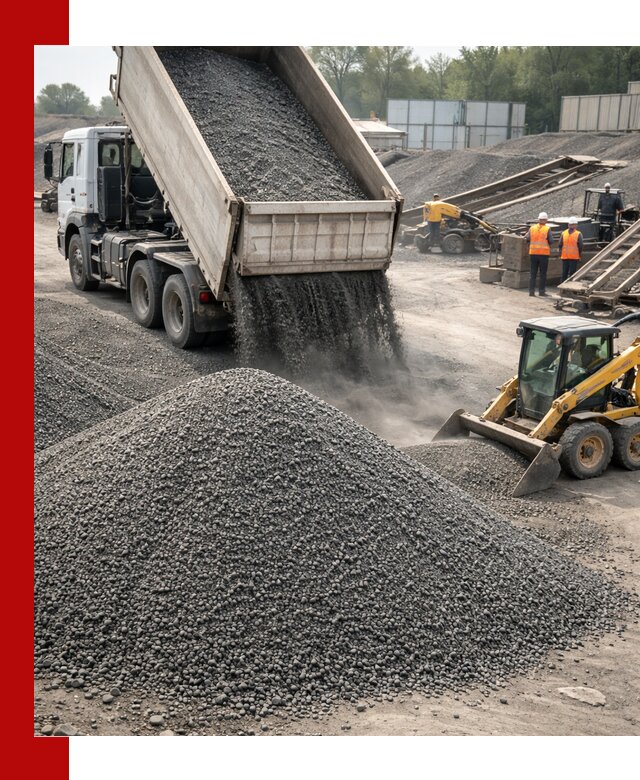 Вторичный щебень фракция 0–5 с доставкой в Вязниках