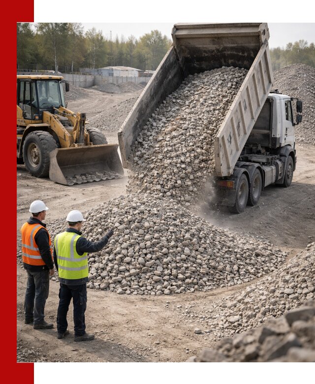 Вторичный щебень фракция 40–70 доставка в Вязниках