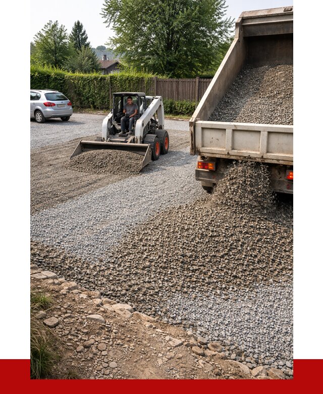 Щебень для парковки в Вязниках с доставкой от 1282 р.| ПРОНЕРУДВзн
