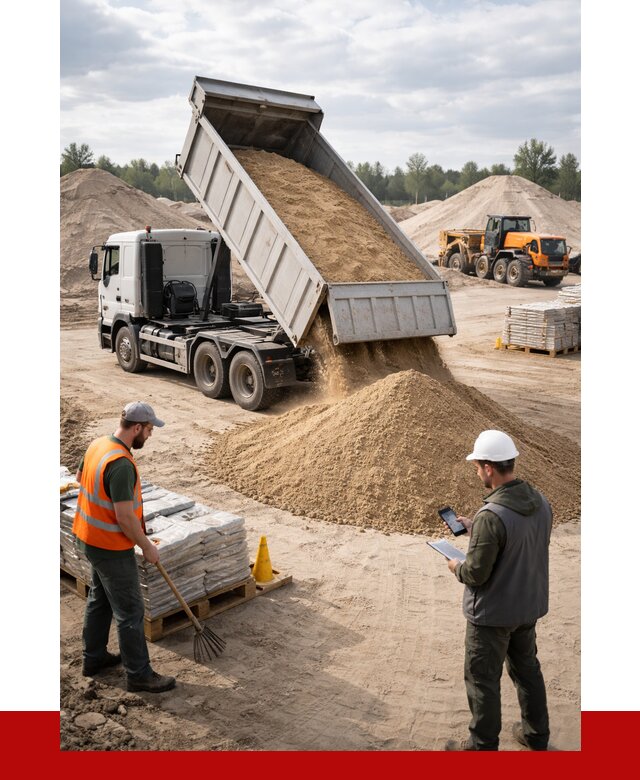 Карьерный песок с доставкой в Вязниках от 3846 р. ПРОНЕРУДВзн