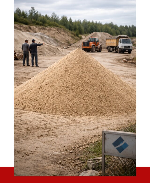 Карьерный песок навалом в Вязниках от 1923 р. | ПРОНЕРУДВзн