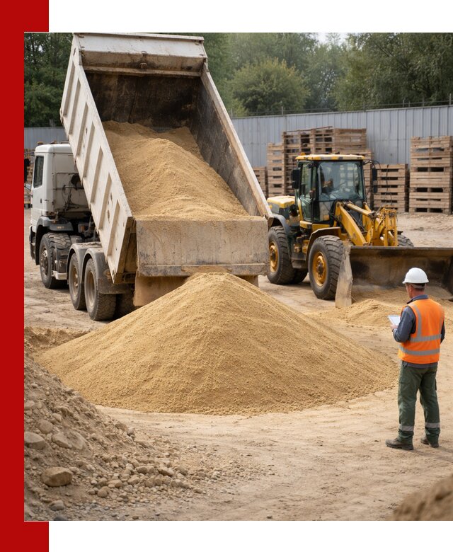 Доставка карьерного мелкозернистого песка в Вязниках