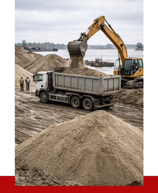 Купить речной песок навалом в Вязниках от 1923 р., ПРОНЕРУДВзн