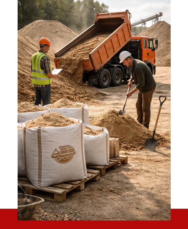 Строительный песок в Вязниках от 2350 р. с доставкой, ПРОНЕРУДВзн