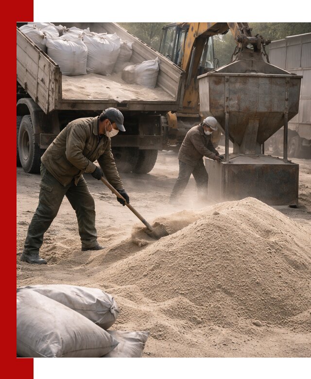 Кварцевый песок для пескоструя в Вязниках — доставка и качество