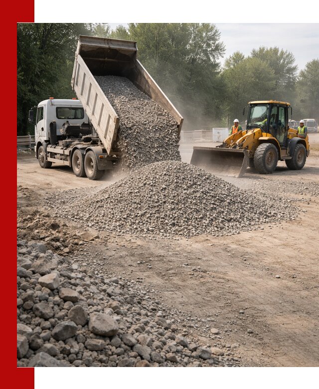 Гравий фракция 5–20 доставка в Вязниках оптом и в розницу