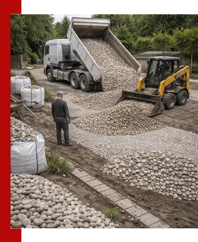 Доставка морской гальки оптом и в розницу в Вязниках