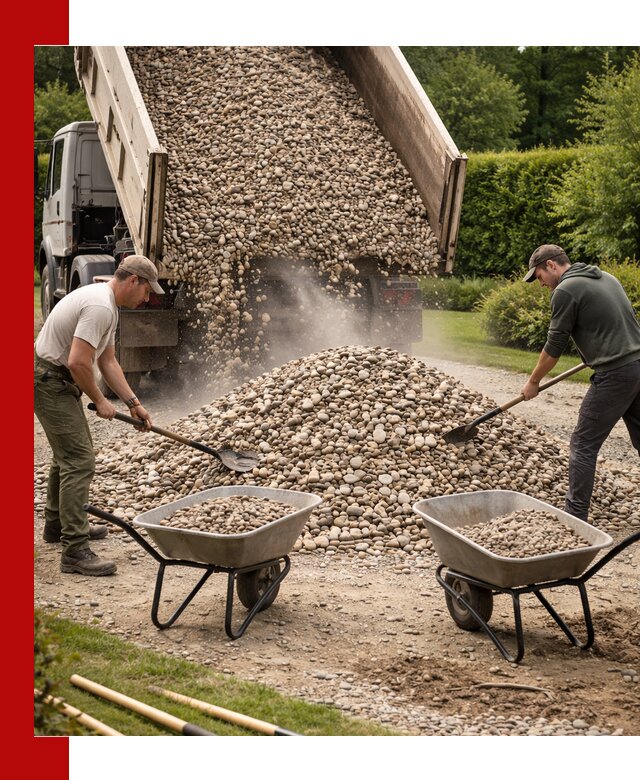 Доставка и продажа декоративной гальки в Вязниках