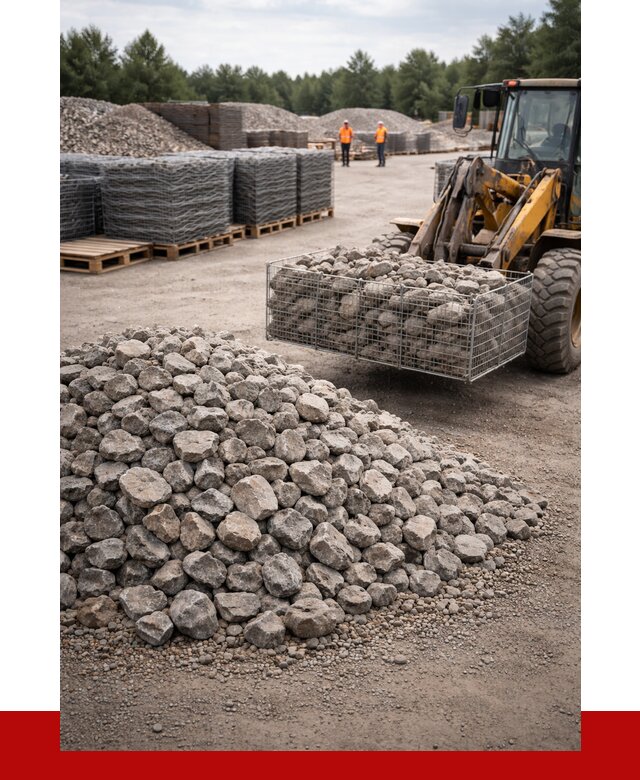 Камень для габионов фракция 70-150 в Вязниках от 4487 р. | ПРОНЕРУДВзн