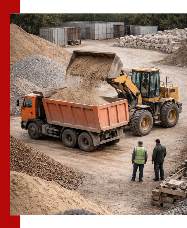 Доставка сыпучих смесей и смесей для стройки в Вязниках