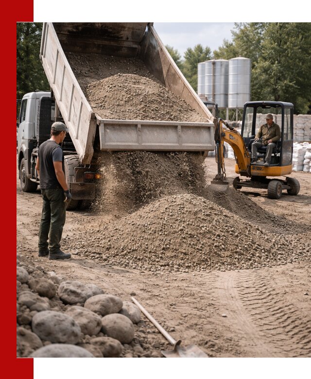 Доставка ПГС С3 в Вязниках самосвалами и миксерами