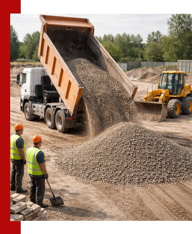 Доставка щебёночно-песчаной смеси ЩПС С7 в Вязниках
