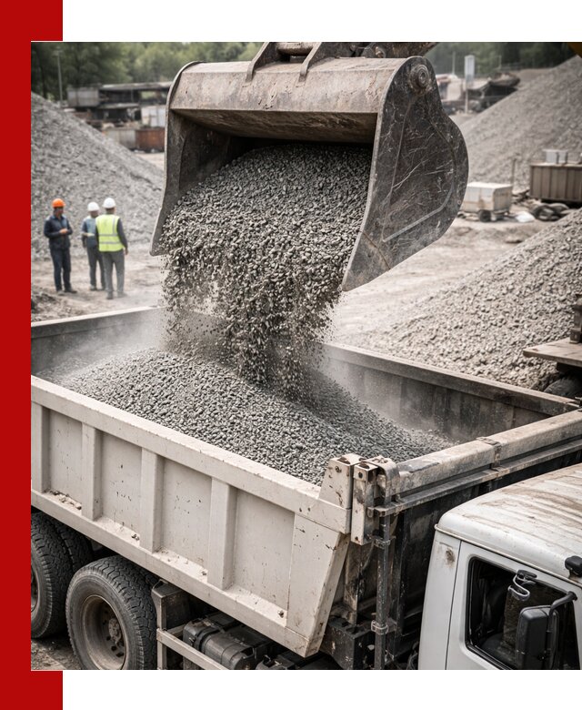 Отсев и крошка для строительства и дорожных работ в Вязниках
