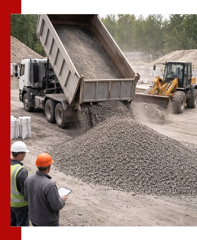 Доставка и продажа гранитного отсева 0-10 в Вязниках