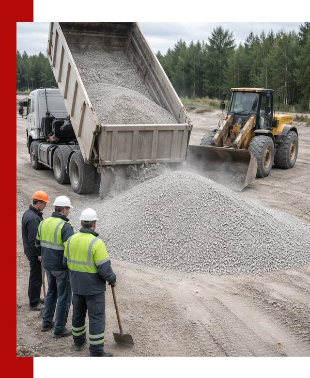 Известняковый отсев 0-5 доставка в Вязниках быстро и выгодно