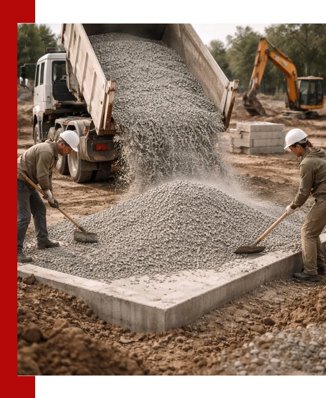 Доставка и продажа отсева для бетона в Вязниках