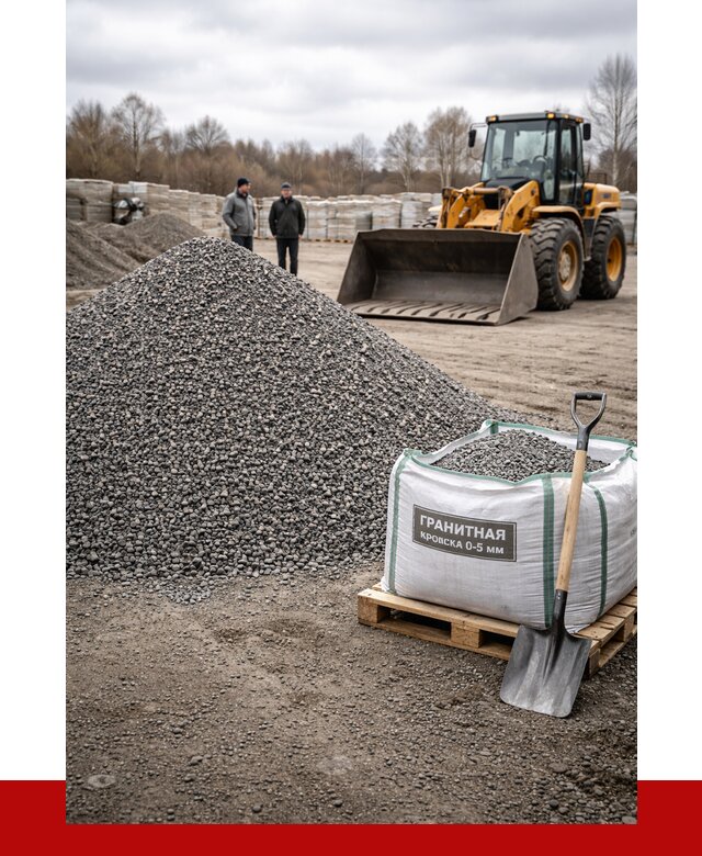 Купить гранитную крошку в Вязниках от 5128 р. с доставкой | ПРОНЕРУДВзн