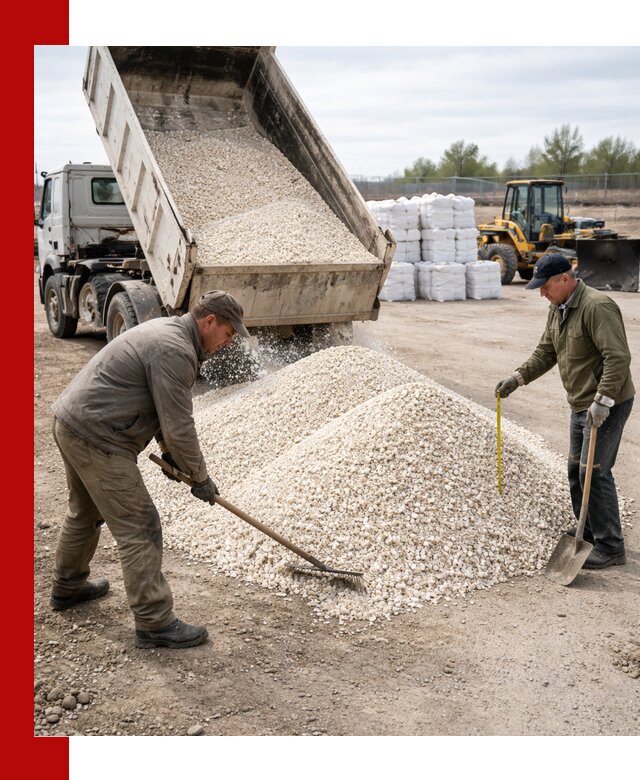 Мраморная крошка с доставкой и разгрузкой в Вязниках