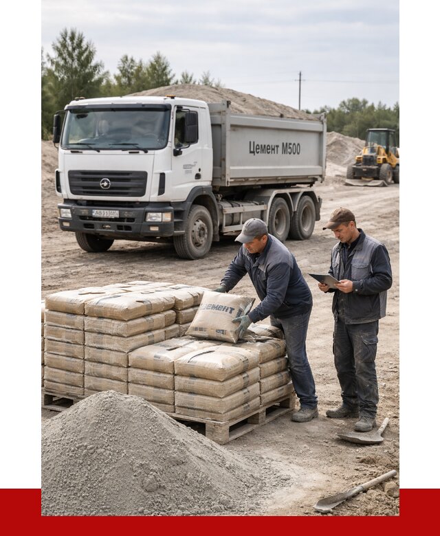 Купить цемент м500 с доставкой в Вязниках от 5555 р. | ПРОНЕРУДВзн