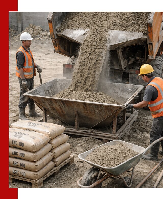 Доставка цементно-песчаной смеси М100 в Вязниках