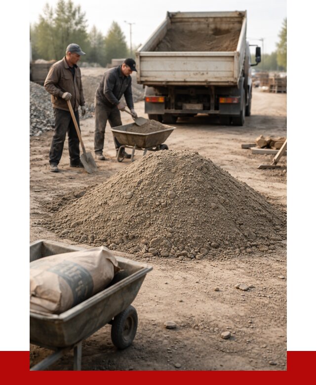 Цементно-песчаная смесь М150 в Вязниках от 5021 р. | ПРОНЕРУДВзн