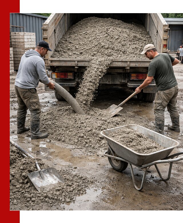 Цементно-песчаная смесь М150 доставка в Вязниках