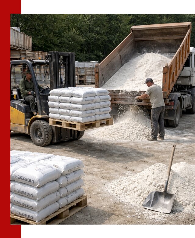 Доставка строительной извести оптом и в розницу в Вязниках