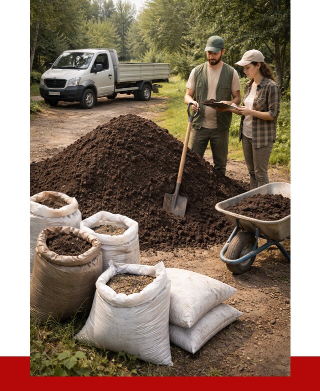 Купить грунт с доставкой в Вязниках от 4807 р. за м3 | ПРОНЕРУДВзн