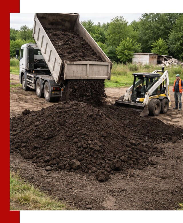 Поставка плодородной земли с доставкой самосвалом в Вязниках
