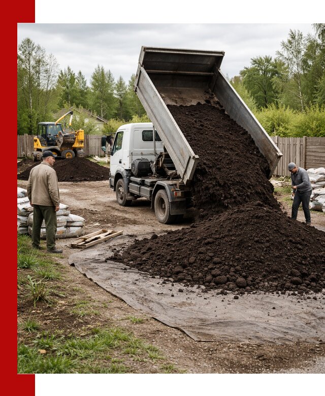 Доставка качественного почвогрунта в Вязниках оптом и в розницу