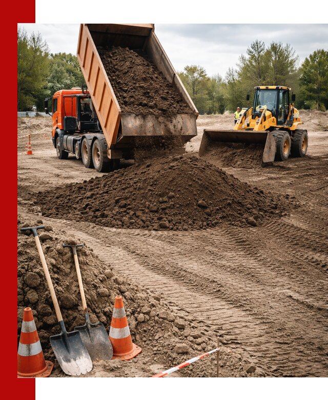 Поставка и доставка планировочного грунта в Вязниках