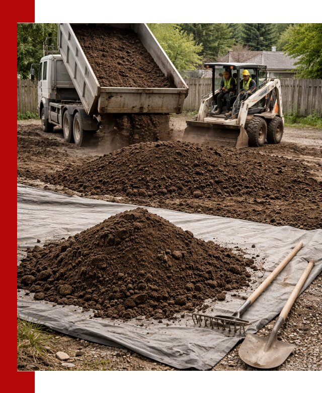 Грунт для отсыпки участка с доставкой в Вязниках