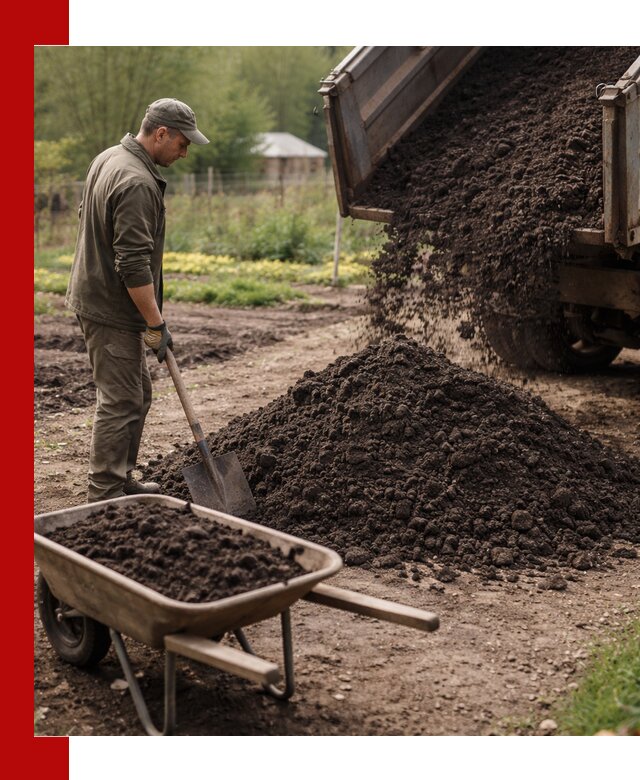 Доставка качественной земли для огорода в Вязниках