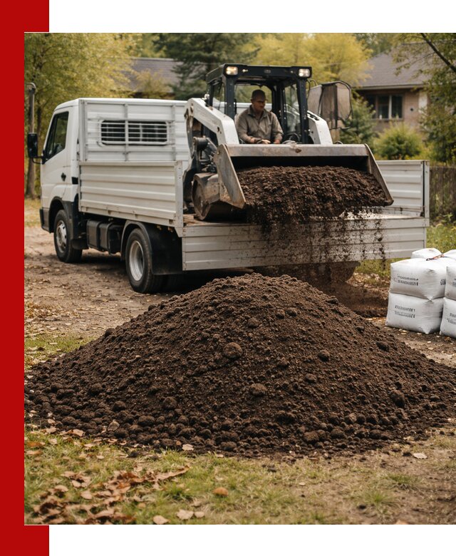 Доставка садовой земли в больших объёмах в Вязниках