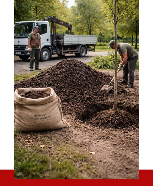 Грунт для посадки деревьев в Вязниках от 1282 р. | ПРОНЕРУДВзн