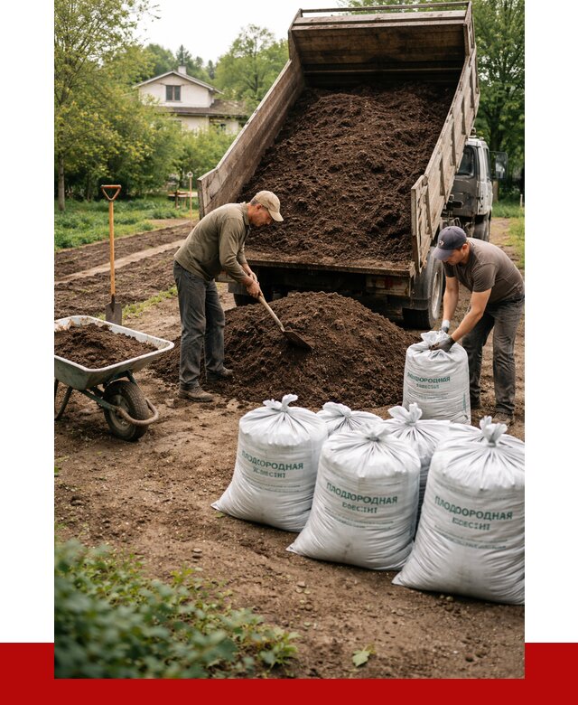 Плодородная смесь в Вязниках от 4487 р./куб с доставкой | ПРОНЕРУДВзн