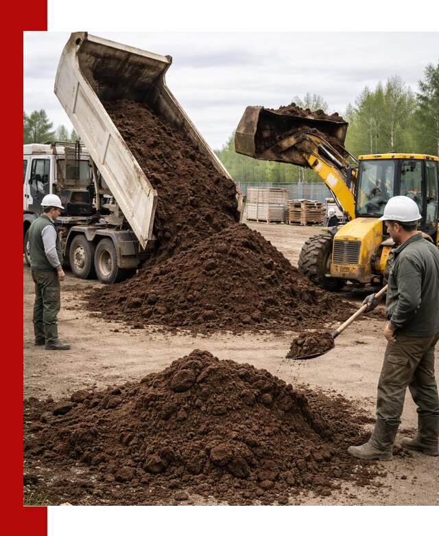 Доставка торфа оптом и в мешках в Вязниках