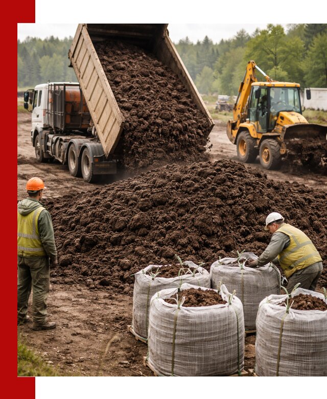 Доставка нейтрального торфа в Вязниках оптом и в розницу