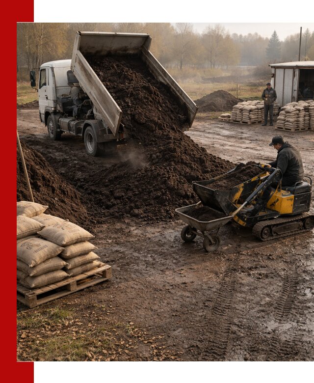 Кислый торф в доставке по выгодным ценам в Вязниках